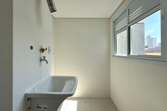 Área de Serviço de apartamento à venda com 1 quarto, 46m² em Santo Amaro, São Paulo
