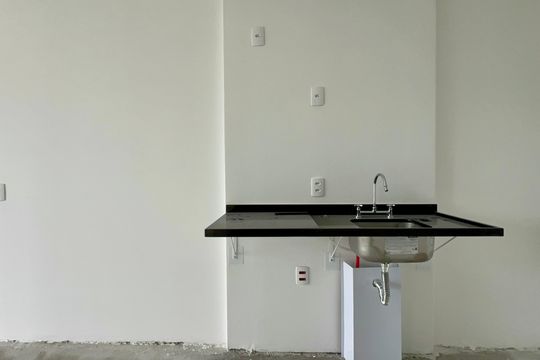 Cozinha de casa de condomínio à venda com 1 quarto, 26m² em Pompeia, São Paulo