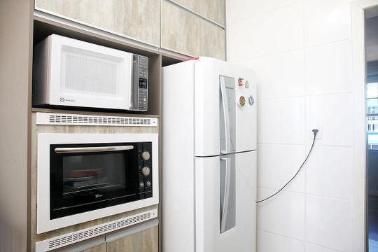 Cozinha de apartamento à venda com 3 quartos, 81m² em Floresta, Porto Alegre