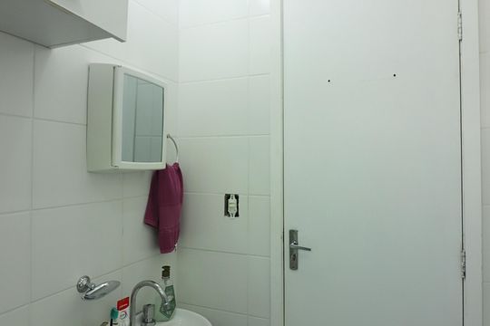 Banheiro Social de apartamento à venda com 2 quartos, 43m² em Assunção, São Bernardo do Campo