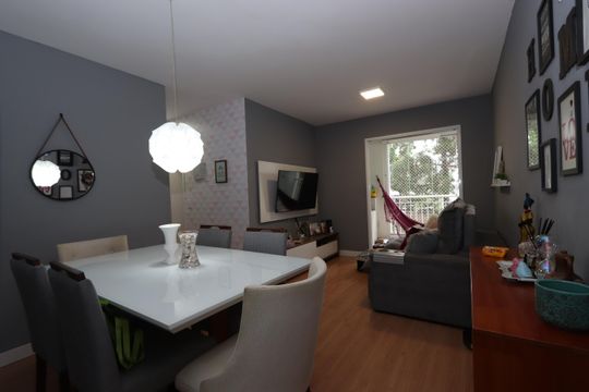 Sala de apartamento à venda com 3 quartos, 75m² em Parque São Lucas, São Paulo