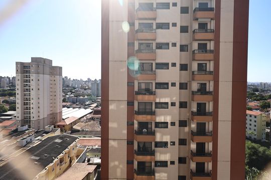 Vista da Sacada de apartamento à venda com 3 quartos, 96m² em Vila Scarpelli, Santo André