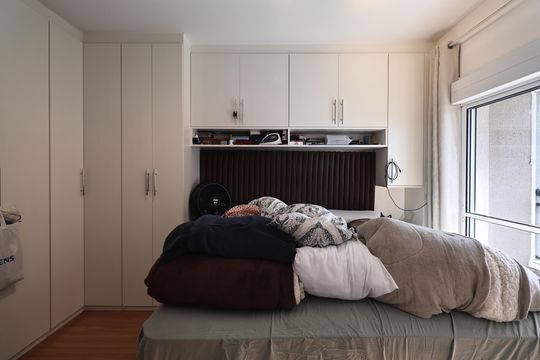 Suite de apartamento à venda com 3 quartos, 96m² em Vila Scarpelli, Santo André