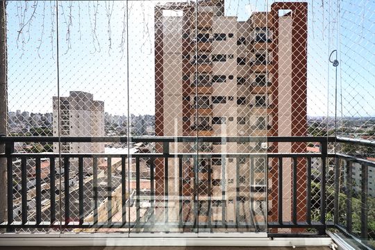 Sacada de apartamento à venda com 3 quartos, 96m² em Vila Scarpelli, Santo André