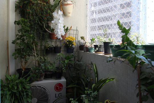 Varanda da Suíte de apartamento à venda com 4 quartos, 212m² em Vila Nova Conceição, São Paulo
