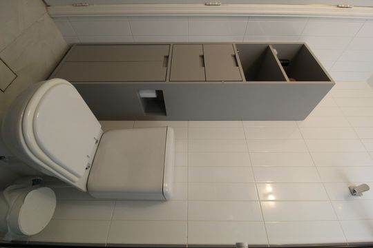 Banheiro Social de apartamento à venda com 4 quartos, 212m² em Vila Nova Conceição, São Paulo
