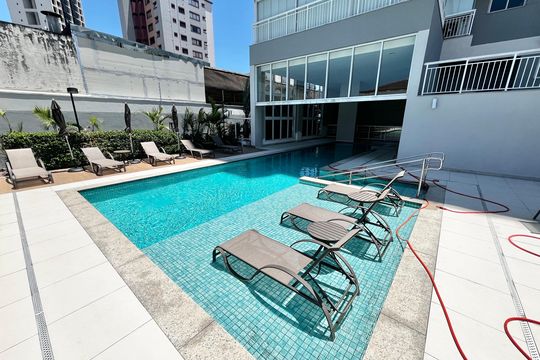 Área comum - Piscina de apartamento à venda com 1 quarto, 120m² em Santana, São Paulo