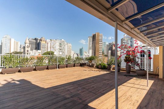 Solário de apartamento à venda com 3 quartos, 95m² em Vila Buarque, São Paulo