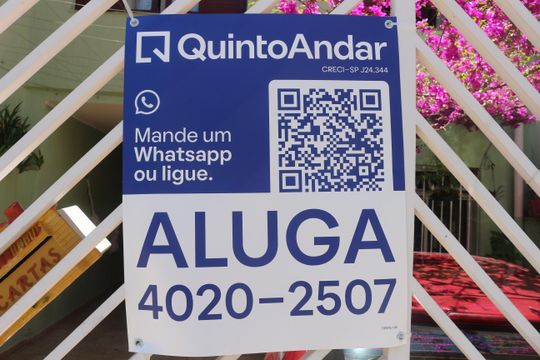 Plaquinha de casa para alugar com 1 quarto, 100m² em Santa Maria, São Caetano do Sul