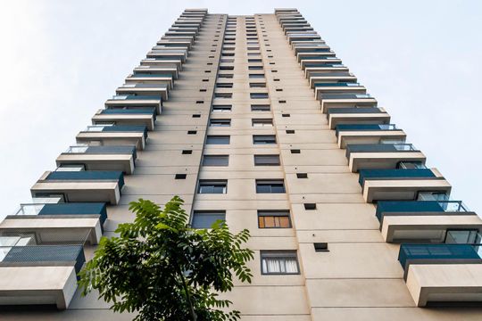 Fachada de kitnet/studio para alugar com 1 quarto, 25m² em Cerqueira César, São Paulo
