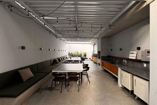 Área comum - Churrasqueira de casa à venda com 2 quartos, 106m² em Vila Ipojuca, São Paulo