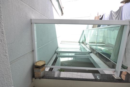 Sacada da Suíte 2  de casa para alugar com 3 quartos, 109m² em Vila Rosa, São Paulo