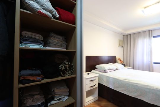 Closet da Suíte de apartamento à venda com 3 quartos, 117m² em Vila Prudente, São Paulo