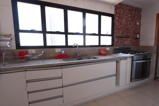 Cozinha de apartamento à venda com 3 quartos, 117m² em Vila Prudente, São Paulo