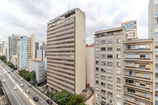 Vista de apartamento à venda com 3 quartos, 108m² em Santa Cecilia, São Paulo