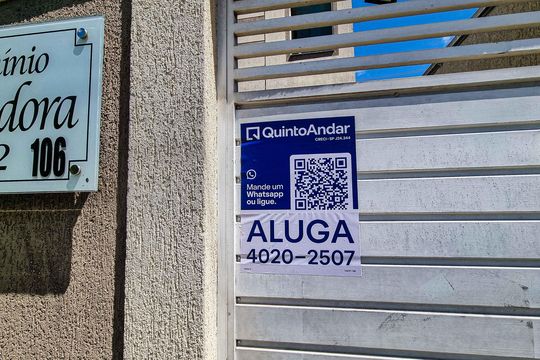 Placa de apartamento para alugar com 1 quarto, 24m² em Cidade Continental, São Paulo