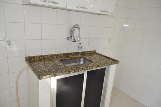 Cozinha de apartamento para alugar com 1 quarto, 35m² em Lins de Vasconcelos, Rio de Janeiro