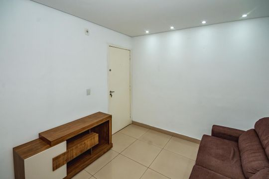 Sala de apartamento para alugar com 2 quartos, 44m² em Itatiaia, Belo Horizonte