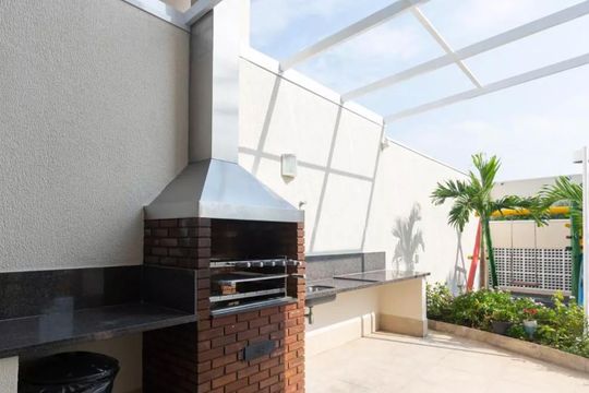 Área comum - Churrasqueira de apartamento à venda com 3 quartos, 87m² em Barcelona, São Caetano do Sul