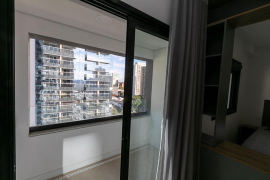 Varanda do Studio de apartamento para alugar com 1 quarto, 46m² em Centro, Campinas