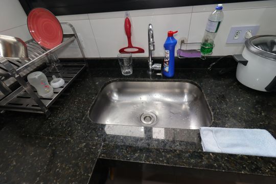 Cozinha - Pia de apartamento à venda com 2 quartos, 69m² em Jardim Ocara, Santo André