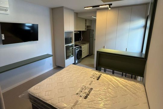Quarto de apartamento à venda com 1 quarto, 25m² em Jardim São Paulo, São Paulo