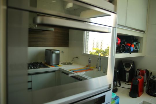 Cozinha  de apartamento à venda com 3 quartos, 190m² em Vila Margarida, São Bernardo do Campo
