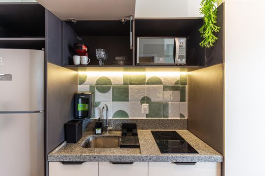 Studio de kitnet/studio para alugar com 1 quarto, 26m² em Vila Cordeiro, São Paulo