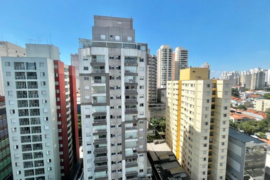 Varanda da Sala de apartamento à venda com 1 quarto, 40m² em Santana, São Paulo