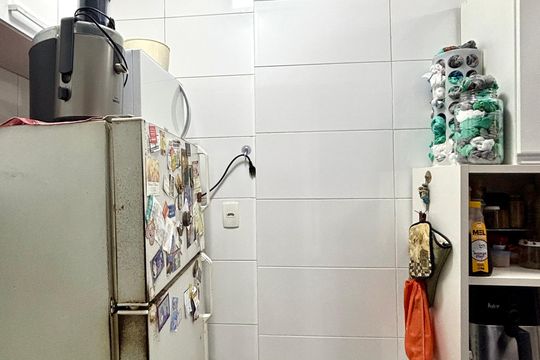 Cozinha/Área de serviço de apartamento à venda com 1 quarto, 37m² em Botafogo, Rio de Janeiro