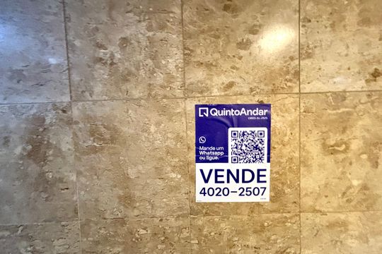 Placa de apartamento à venda com 1 quarto, 37m² em Botafogo, Rio de Janeiro