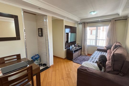 Sala - Sala de Jantar  de apartamento à venda com 2 quartos, 50m² em Parque Erasmo Assunção, Santo André