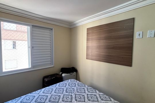 Quarto 1 de apartamento à venda com 2 quartos, 50m² em Parque Erasmo Assunção, Santo André