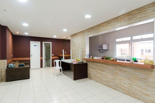 Salão de Festas de apartamento à venda com 2 quartos, 50m² em Parque Erasmo Assunção, Santo André