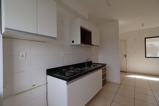 Cozinha de apartamento para alugar com 2 quartos, 45m² em Conjunto Habitacional Jardim das Palmeiras, Ribeirão Preto