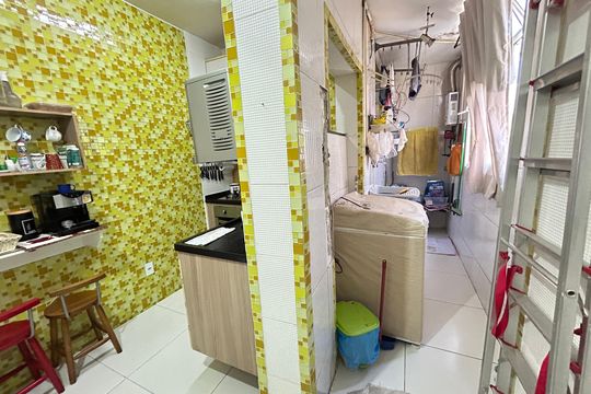 Cozinha de apartamento à venda com 3 quartos, 82m² em Água Santa, Rio de Janeiro