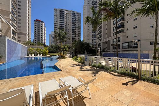 Área comum - Piscina de apartamento à venda com 3 quartos, 86m² em Vila Gilda, Santo André
