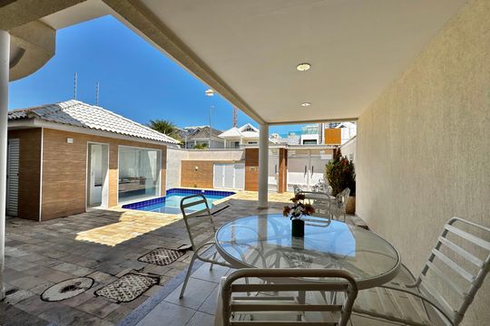 Área externa de casa de condomínio à venda com 6 quartos, 290m² em Recreio dos Bandeirantes, Rio de Janeiro