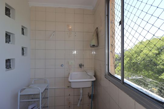 Área de Serviço de apartamento à venda com 2 quartos, 54m² em Jardim Alvorada, Santo André