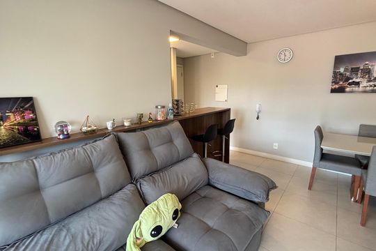 Sala de apartamento à venda com 2 quartos, 59m² em Vila Sao Pedro, Santo André