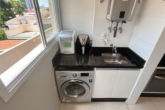 Área de Serviço de apartamento à venda com 2 quartos, 59m² em Vila Sao Pedro, Santo André