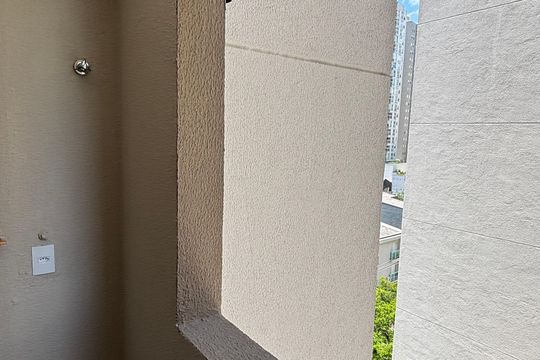Área de Serviço - Varanda de apartamento à venda com 2 quartos, 54m² em Parque das Nações, Santo André