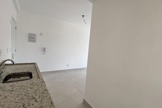 Cozinha de apartamento à venda com 2 quartos, 54m² em Parque das Nações, Santo André