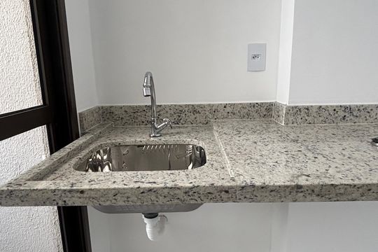 Área de Serviço de apartamento à venda com 2 quartos, 54m² em Parque das Nações, Santo André