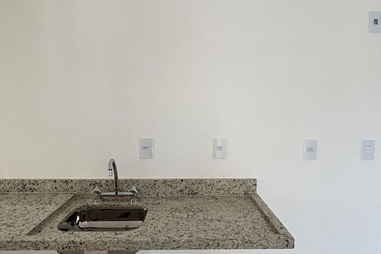 Cozinha de apartamento à venda com 2 quartos, 54m² em Parque das Nações, Santo André