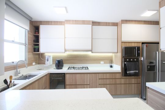 Cozinha de apartamento à venda com 3 quartos, 217m² em Paraíso do Morumbi, São Paulo