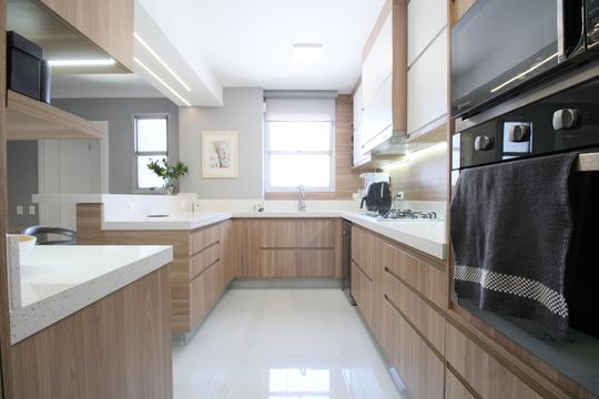 Cozinha de apartamento à venda com 3 quartos, 217m² em Paraíso do Morumbi, São Paulo