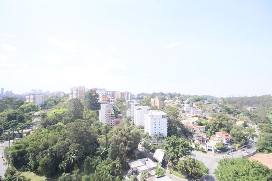 Vista Sala de apartamento à venda com 3 quartos, 217m² em Paraíso do Morumbi, São Paulo