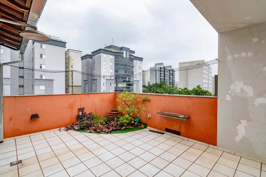 Varanda Sala 2 de apartamento para alugar com 3 quartos, 160m² em Buritis, Belo Horizonte