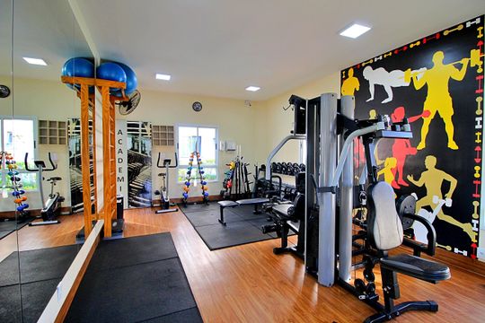 Área comum - Academia de apartamento à venda com 2 quartos, 50m² em Parque Erasmo Assunção, Santo André